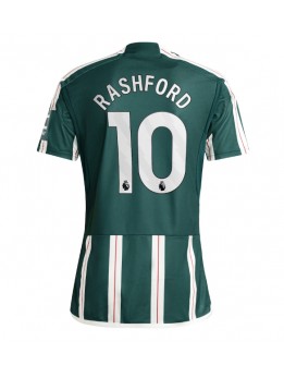 Manchester United Marcus Rashford #10 Replika Borta Kläder 2023-24 Kortärmad
